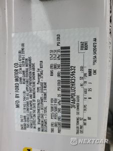 Zdjęcie 12 z 13 samochodu: 2017 FORD FUSION SE HYBRID VIN:3FA6P0LU2HR359632 - miniatura