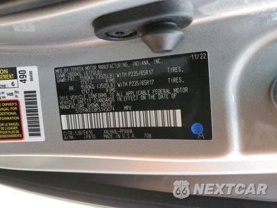 Zdjęcie 15 z 16 samochodu: 2023 TOYOTA SIENNA XLE VIN:5TDYRKEC8PS145074 - miniatura