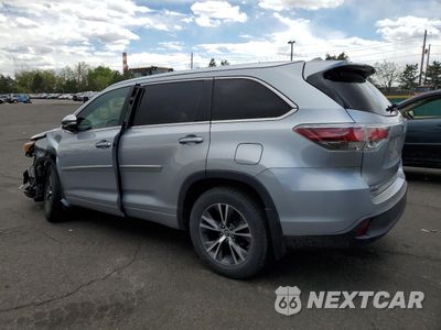 Drugie zdjęcie samochodu z przodu: 2016 TOYOTA HIGHLANDER XLE VIN:5TDJKRFHXGS278458 - miniatura