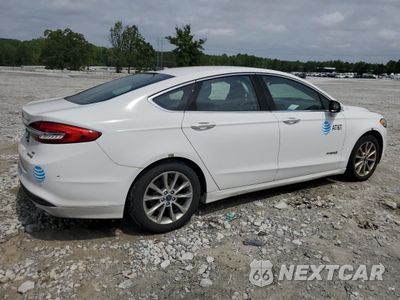 Trzecie zdjęcie samochodu z tyłu: 2017 FORD FUSION SE HYBRID VIN:3FA6P0LUXHR359670 - miniatura