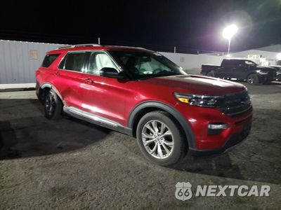 Czwarte zdjęcie samochodu z boku: 2020 FORD EXPLORER XLT VIN:1FMSK7DH0LGB36177 - miniatura