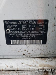 Zdjęcie 12 z 12 samochodu: 2015 HYUNDAI SONATA SPORT VIN:5NPE34AF9FH075931 - miniatura