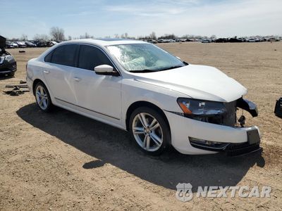 Czwarte zdjęcie samochodu z boku: 2014 VOLKSWAGEN PASSAT SEL VIN:1VWCN7A30EC074506 - miniatura