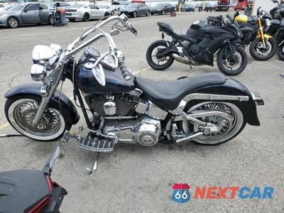Trzecie zdjęcie samochodu z tyłu: 2003 HARLEY-DAVIDSON FLSTFI ANNIVERSARY VIN:1HD1BXB583Y075713 - miniatura