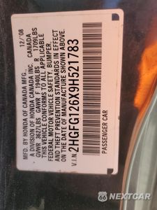 Zdjęcie 13 z 13 samochodu: 2009 HONDA CIVIC LX VIN:2HGFG126X9H521783 - miniatura