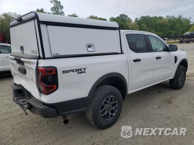 Trzecie zdjęcie samochodu z tyłu: 2024 FORD RANGER XLT VIN:1FTER4HH2RLE11635 - miniatura