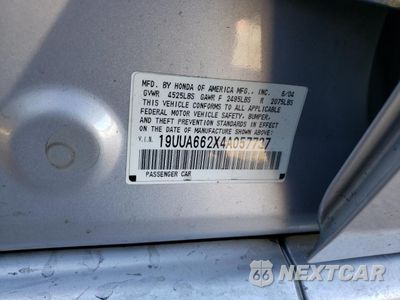 Zdjęcie 12 z 12 samochodu: 2004 ACURA TL VIN:19UUA662X4A057737 - miniatura