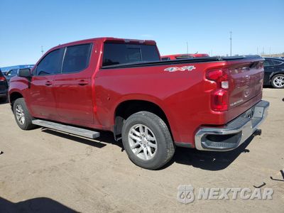 Drugie zdjęcie samochodu z przodu: 2021 CHEVROLET SILVERADO K1500 LT VIN:1GCUYDED4MZ146870 - miniatura