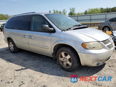 Czwarte zdjęcie samochodu z boku: 2007 DODGE GRAND CARAVAN SXT VIN:2D4GP44L07R269656 - miniatura