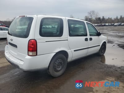 Trzecie zdjęcie samochodu z tyłu: 2008 CHEVROLET UPLANDER INCOMPLETE VIN:1GBDV13W98D107453 - miniatura