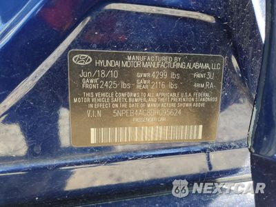 Zdjęcie 14 z 14 samochodu: 2011 HYUNDAI SONATA GLS VIN:5NPEB4AC8BH095624 - miniatura