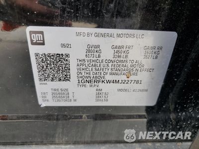 Zdjęcie 13 z 15 samochodu: 2021 CHEVROLET TRAVERSE LS VIN:1GNERFKW4MJ227781 - miniatura