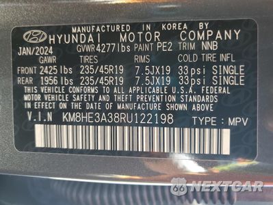 Zdjęcie 13 z 14 samochodu: 2024 HYUNDAI KONA LIMITED VIN:KM8HE3A38RU122198 - miniatura
