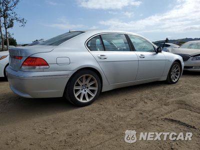 Trzecie zdjęcie samochodu z tyłu: 2003 BMW 745 LI VIN:WBAGN634X3DR13814 - miniatura