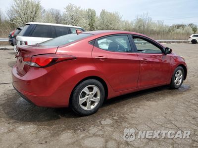 Trzecie zdjęcie samochodu z tyłu: 2014 HYUNDAI ELANTRA SE VIN:5NPDH4AE8EH507685 - miniatura