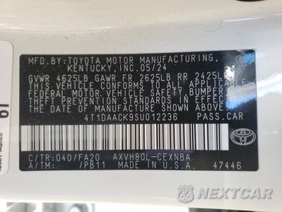 Zdjęcie 12 z 13 samochodu: 2025 TOYOTA CAMRY XSE VIN:4T1DAACK9SU012236 - miniatura