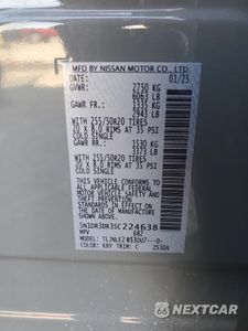 Zdjęcie 13 z 14 samochodu: 2025 NISSAN PATHFINDER PLATINUM VIN:5N1DR3DK3SC224638 - miniatura