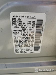 Zdjęcie 13 z 14 samochodu: 2012 NISSAN ROGUE S VIN:JN8AS5MV8CW371480 - miniatura