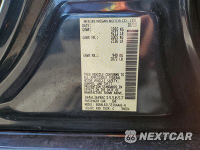Zdjęcie 14 z 14 samochodu: 2014 NISSAN ALTIMA 2.5 VIN:1N4AL3AP8EC155657 - miniatura
