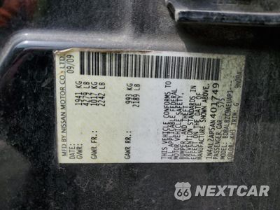 Zdjęcie 12 z 12 samochodu: 2010 NISSAN ALTIMA BASE VIN:1N4AL2AP5AN401749 - miniatura
