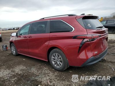 Drugie zdjęcie samochodu z przodu: 2021 TOYOTA SIENNA LE VIN:5TDKRKEC8MS065338 - miniatura