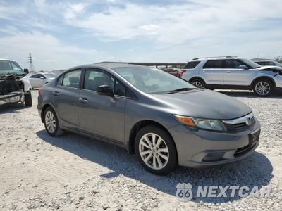 Czwarte zdjęcie samochodu z boku: 2012 HONDA CIVIC EXL VIN:19XFB2F96CE031707 - miniatura