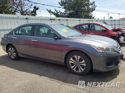 Czwarte zdjęcie samochodu z boku: 2014 HONDA ACCORD LX VIN:1HGCR2F32EA257874 - miniatura