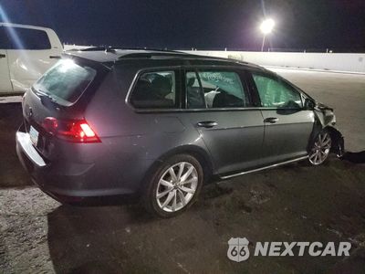 Trzecie zdjęcie samochodu z tyłu: 2016 VOLKSWAGEN GOLF SPORTWAGEN S VIN:3VWC17AU3GM513705 - miniatura