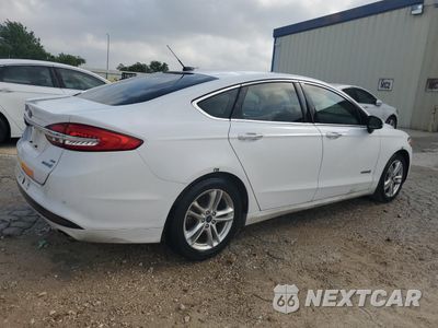 Trzecie zdjęcie samochodu z tyłu: 2018 FORD FUSION SE HYBRID VIN:3FA6P0LU8JR171817 - miniatura