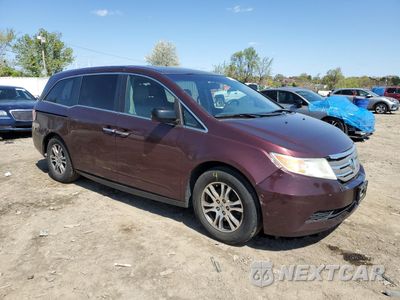 Czwarte zdjęcie samochodu z boku: 2012 HONDA ODYSSEY EXL VIN:5FNRL5H62CB038808 - miniatura