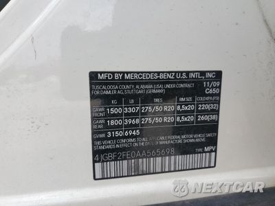 Zdjęcie 13 z 13 samochodu: 2010 MERCEDES-BENZ GL 350 BLUETEC VIN:4JGBF2FE0AA565698 - miniatura