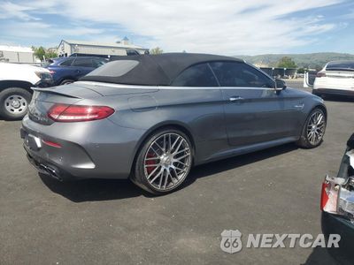Trzecie zdjęcie samochodu z tyłu: 2019 MERCEDES-BENZ C 63 AMG-S VIN:WDDWK8HB4KF836182 - miniatura