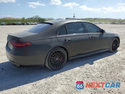Trzecie zdjęcie samochodu z tyłu: 2021 MERCEDES-BENZ S 580 4MATIC VIN:W1K6G7GB4MA029948 - miniatura