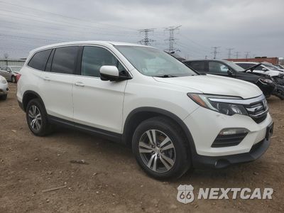 Czwarte zdjęcie samochodu z boku: 2018 HONDA PILOT EX VIN:5FNYF6H32JB056172 - miniatura