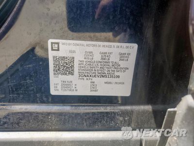 Zdjęcie 13 z 13 samochodu: 2021 CHEVROLET EQUINOX LT VIN:3GNAXUEV2MS135109 - miniatura