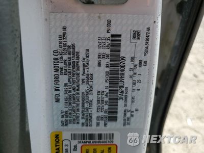 Zdjęcie 12 z 13 samochodu: 2017 FORD FUSION SE HYBRID VIN:3FA6P0LU9HR400709 - miniatura