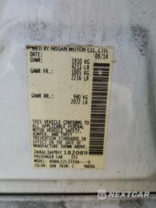 Zdjęcie 13 z 13 samochodu: 2015 NISSAN ALTIMA 2.5 VIN:1N4AL3AP9FC182089 - miniatura