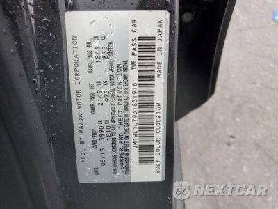 Zdjęcie 14 z 14 samochodu: 2013 MAZDA 3 I VIN:JM1BL1L79D1831916 - miniatura