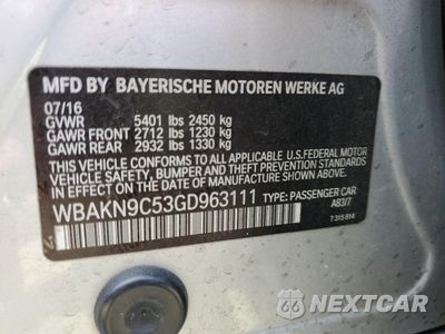 Zdjęcie 12 z 14 samochodu: 2016 BMW 550 I VIN:WBAKN9C53GD963111 - miniatura