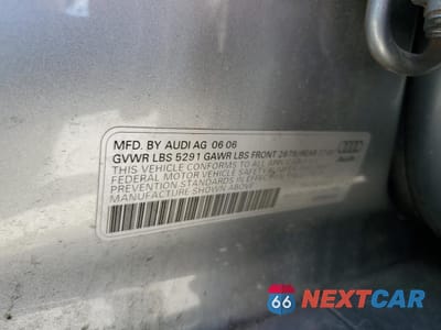 Zdjęcie 12 z 12 samochodu: 2007 AUDI A6 3.2 QUATTRO VIN:WAUDH74F47N013586 - miniatura