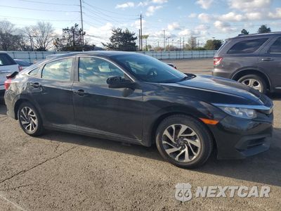 Czwarte zdjęcie samochodu z boku: 2018 HONDA CIVIC EX VIN:2HGFC2F71JH575160 - miniatura