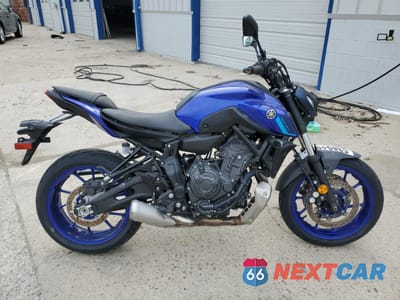 2022 YAMAHA MT07 JYARM32E3NA004756 - główne zdjęcie licytacji z USA - miniatura