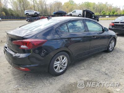 Trzecie zdjęcie samochodu z tyłu: 2020 HYUNDAI ELANTRA SEL VIN:5NPD84LF3LH546736 - miniatura