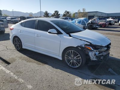 Czwarte zdjęcie samochodu z boku: 2018 HYUNDAI ELANTRA SPORT VIN:KMHD04LBXJU510996 - miniatura