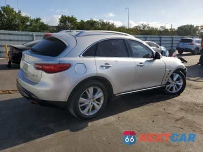 Trzecie zdjęcie samochodu z tyłu: 2014 INFINITI QX70 VIN:JN8CS1MW2EM410847 - miniatura