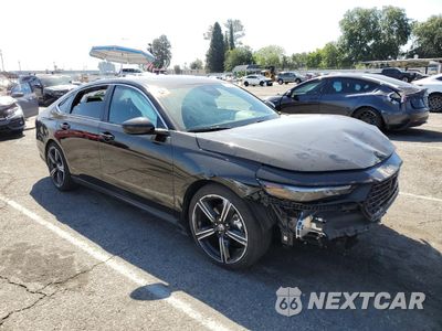 Czwarte zdjęcie samochodu z boku: 2025 HONDA ACCORD HYBRID SPORT VIN:1HGCY2F56SA010468 - miniatura