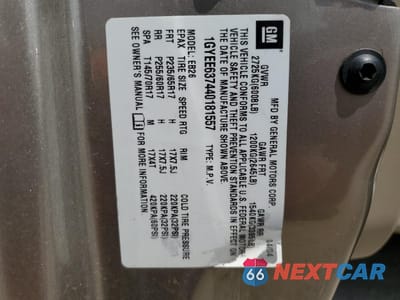 Zdjęcie 13 z 13 samochodu: 2004 CADILLAC SRX VIN:1GYEE637440181557 - miniatura