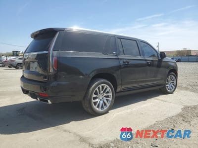 Trzecie zdjęcie samochodu z tyłu: 2022 CADILLAC ESCALADE ESV PREMIUM LUXURY PLATINUM VIN:1GYS4MKL1NR140583 - miniatura