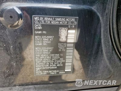 Zdjęcie 13 z 13 samochodu: 2017 NISSAN ROGUE S VIN:KNMAT2MT5HP539308 - miniatura