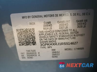 Zdjęcie 13 z 15 samochodu: 2024 HONDA PROLOGUE TOUR VIN:3GPKHXRJ1RS514627 - miniatura